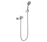 Смеситель для душа Bravat Slim F9332366CP-01-RUS настенный 
без термостата хром