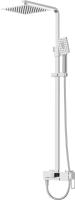 Душевая система со смесителем BelBagno Luce LUC-VSCM-CRM монтаж настенная без термостата хром