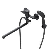 Смеситель для ванны или душа Am.Pm X-Joy F85A90122 настенный 
без термостата черный матовый