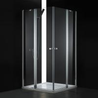 Душевой угол Cezares Elena ELENA-W-A-22-100-C-Cr квадратная   стекла , профиль 