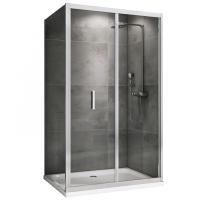 Душевой угол Abber Sonnenstrand AG07100-S90 прямоугольный 100x90 стекла прозрачные, профиль хром