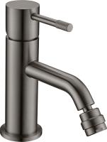 Смеситель для биде Boheme Uno 466-GM латунь Gun Metall