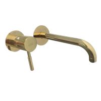 Смеситель для раковины Webert Rimini RI830606010 золото