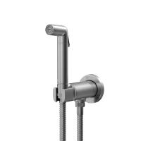 Смеситель для биде Lemark Solo LM7171GM латунь графит