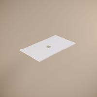 Столешница для ванной Allen Brau Activity 1.34022.K 81 см искусственный камень, цвет белый