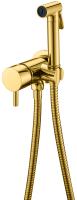 Гигиенический душ Boheme Uno 467-G встраиваемый в стену Gold