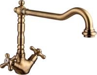 Смеситель для кухни Lemark Vintage LM2805B без подключения к фильтру бронза