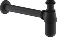 Сифон для раковины TIMO 960/03L латунь черный матовый