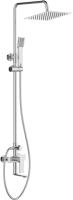 Душевая система со смесителем BelBagno Romano ROMANO-VSCM-CRM монтаж настенная без термостата хром