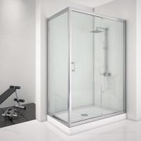 Душевой угол Aquanet Alfa 168419 прямоугольная  стекла прозрачные, профиль хром