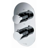 Смеситель для душа Wasserkraft Berkel 4844 встраиваемый в стену 
с термостатом хром