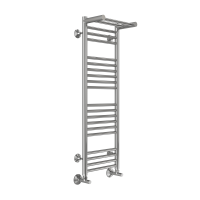 Полотенцесушитель водяной Terminus Аврора с полкой П20  30x100 4670078529848 хром