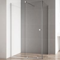 Душевой угол Cezares Stream STREAM-AH-1-100/100-C-Cr прямоугольная  стекла прозрачные, профиль хром