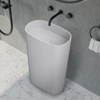 Раковина  овальная Abber STEIN AS2502-H искусственный камень цвет белый матовый