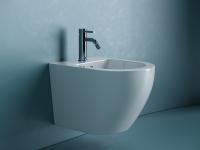 Биде подвесное Ceramica Nova Uno CN11002 фарфор, цвет белый