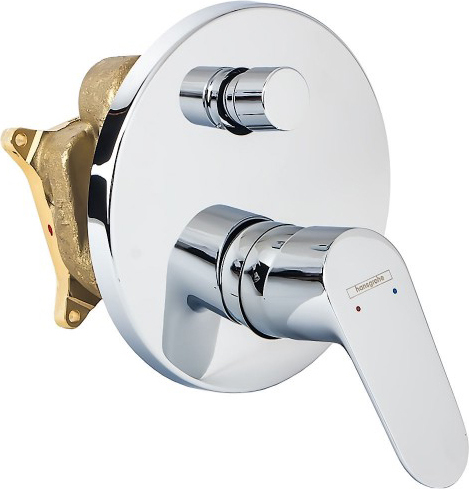 Смеситель для душа на 2 выхода Hansgrohe Focus E2 31945000 встраиваемый в стену 
без термостата хром