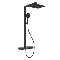 Душевая система со смесителем Sancos Vos SC6100MB монтаж настенная с термостатом черный матовый