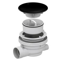 Сифон для душевых поддонов RGW Velplex QYD-01 39241101-04 пластик черный матовый