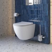 Унитаз подвесной BelBagno Sfera-R BB046CH-TOR/SC Tornado фаянс белый