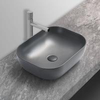 Раковина накладная прямоугольная Vincea  VBS-101MG фарфор цвет серый матовый