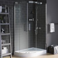 Душевой угол Grossman Galaxy GR-4120R прямоугольная-асимметричная  стекла , профиль 