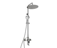 Душевая система со смесителем Wasserkraft  A166.116.101.087.CH монтаж настенная без термостата хром