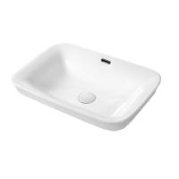 Раковина накладная прямоугольная Vincea  VBS-204 фарфор цвет белый