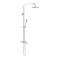 Душевая система со смесителем Damixa Scandinavian Pure 936810000 монтаж настенная с термостатом хром