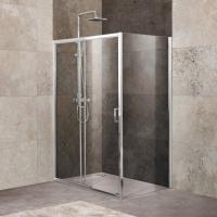 Душевой угол BelBagno Unique UNIQUE-AH-1-120/135-100-C-Cr прямоугольный 120/135х100 стекла прозрачные, профиль хром