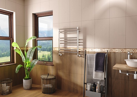 Полотенцесушитель водяной Lemark Mars П7  50x60 LM35607 хром