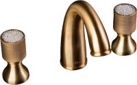 Смеситель для раковины Boheme Royal Cristal 317-Royal/CRST бронза