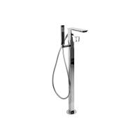 Смеситель для ванны Bravat Phillis F656101C-B3-ENG напольный 
без термостата хром