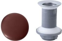 Донный клапан без перелива Allen Brau Fantasy 5.11001.BD пластик/керамика бордовый матовый