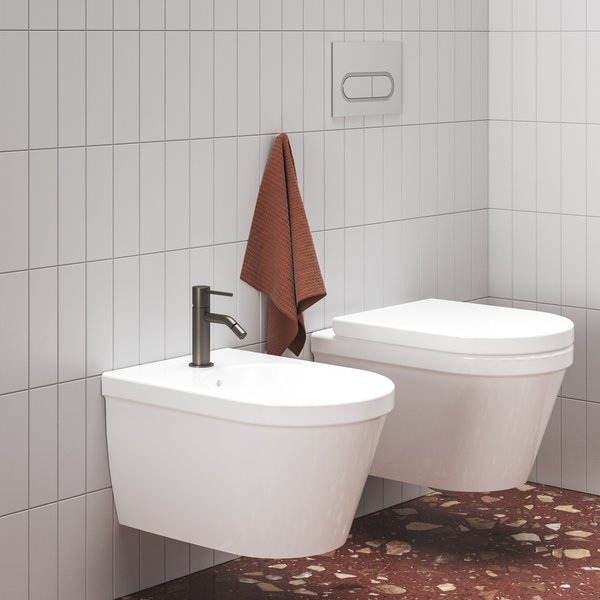 Смеситель для биде Ravak Espirit X070318 латунь брашированный графит