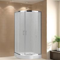 Душевой угол Cezares Eco ECO-O-R-2-80-P-Cr четверть круга  стекла , профиль 