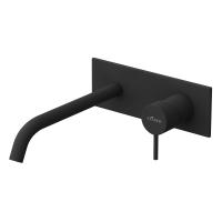 Смеситель для раковины Cezares Leaf LEAF-BLI1-20-L-NOP черный матовый