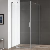 Душевой угол Cezares Slider SLIDER-AH-1-80/90-80-C-Cr прямоугольная  стекла прозрачные, профиль хром