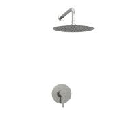 Душевая система со смесителем Wasserkraft  A12497 монтаж встраиваемая в стену без термостата серый