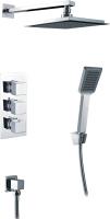 Душевая система со смесителем Timo Tetra-Thermo SX-0179/00SM монтаж встраиваемая в стену с термостатом хром