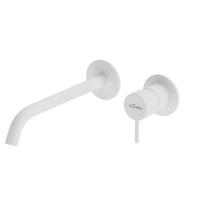 Смеситель для раковины Cezares Leaf LEAF-BLI2-20-L-BIO белый матовый