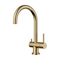 Смеситель для кухни Omoikiri Yamada 4994264 с подключением к фильтру античная латунь