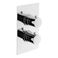 Смеситель для душа на 2 выхода Plumberia Selection IXO XOT5020CR встраиваемый в стену 
с термостатом хром