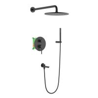 Душевая система со смесителем Timo Saona SX-2379/03SM монтаж встраиваемая в стену без термостата черный