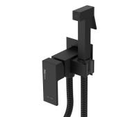 Гигиенический душ Wasserkraft  A71638 встраиваемый в стену черный матовый