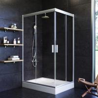 Душевой угол Am.Pm Gem W90G-404-120290-MT прямоугольная  стекла прозрачные, профиль хром