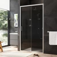 Душевая дверь Am.Pm Gem W90G-110-1-195MG 110 см стекла тонированные прозрачные, профиль хром