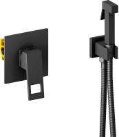 Гигиенический душ Timo Briana 7189/03SM встраиваемый в стену черный