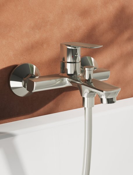 Смеситель для ванны или душа Ravak Life X070473 настенный 
без термостата хром