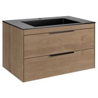 Тумба  подвесная Vincea Chiara 2D VMC-2C2800NO 80 см  2 ящика цвет N.Oak 