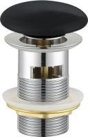 Донный клапан для раковины Cezares CZR-SAT7-NERO черный